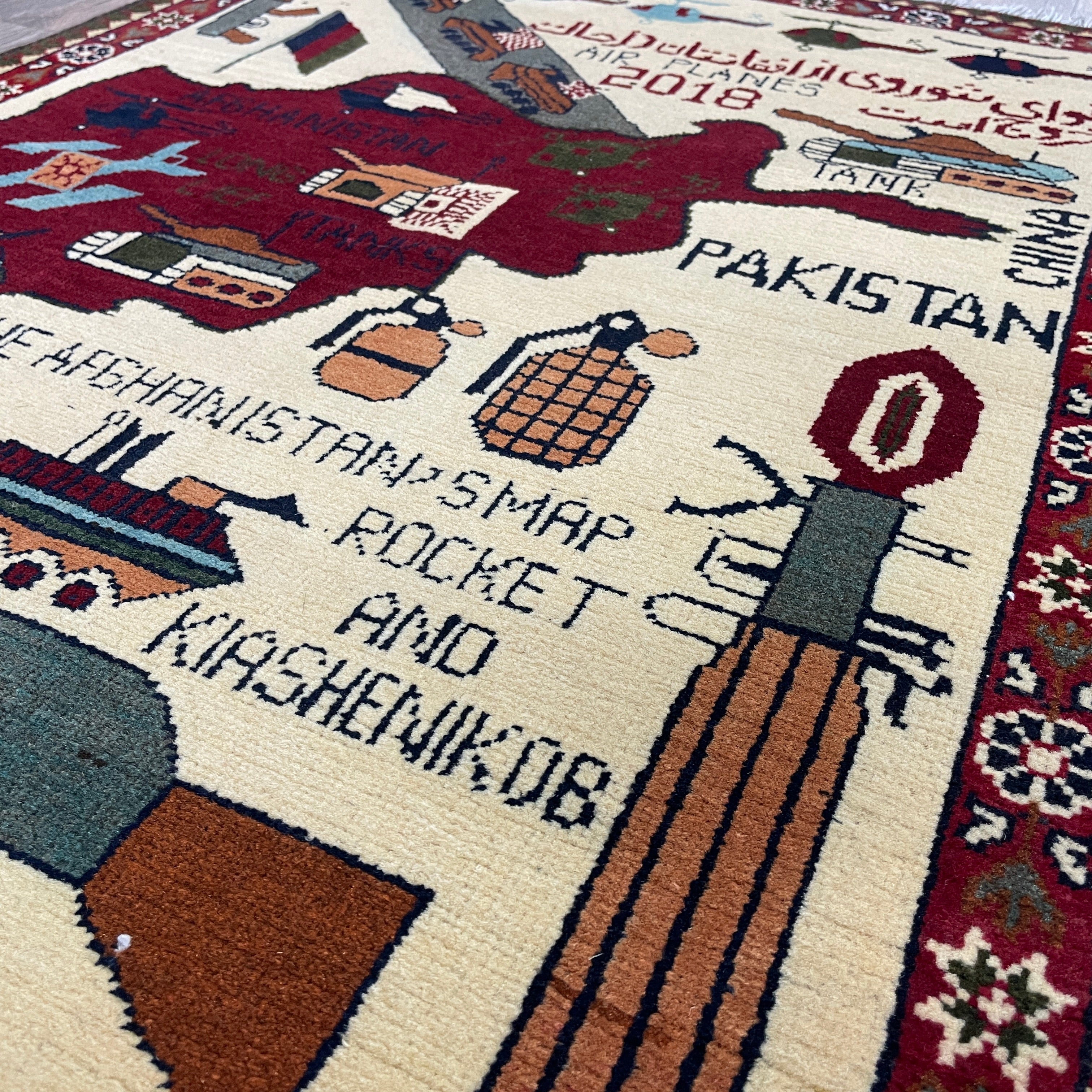 Afghan Soviet War Rug