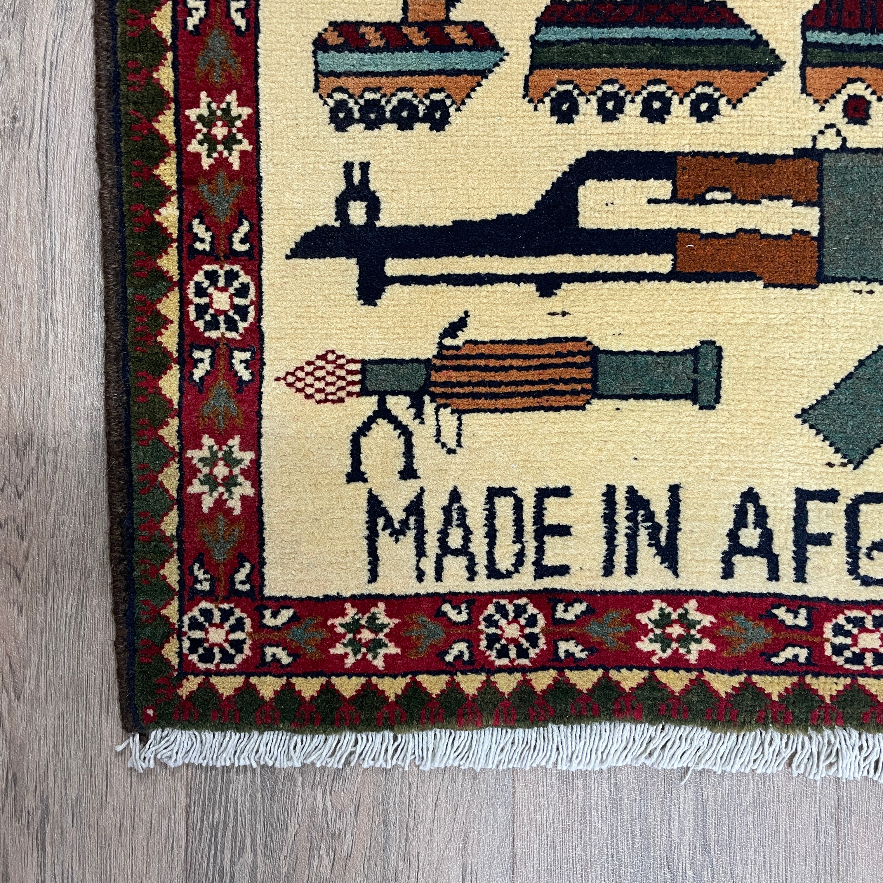 Afghan Soviet War Rug