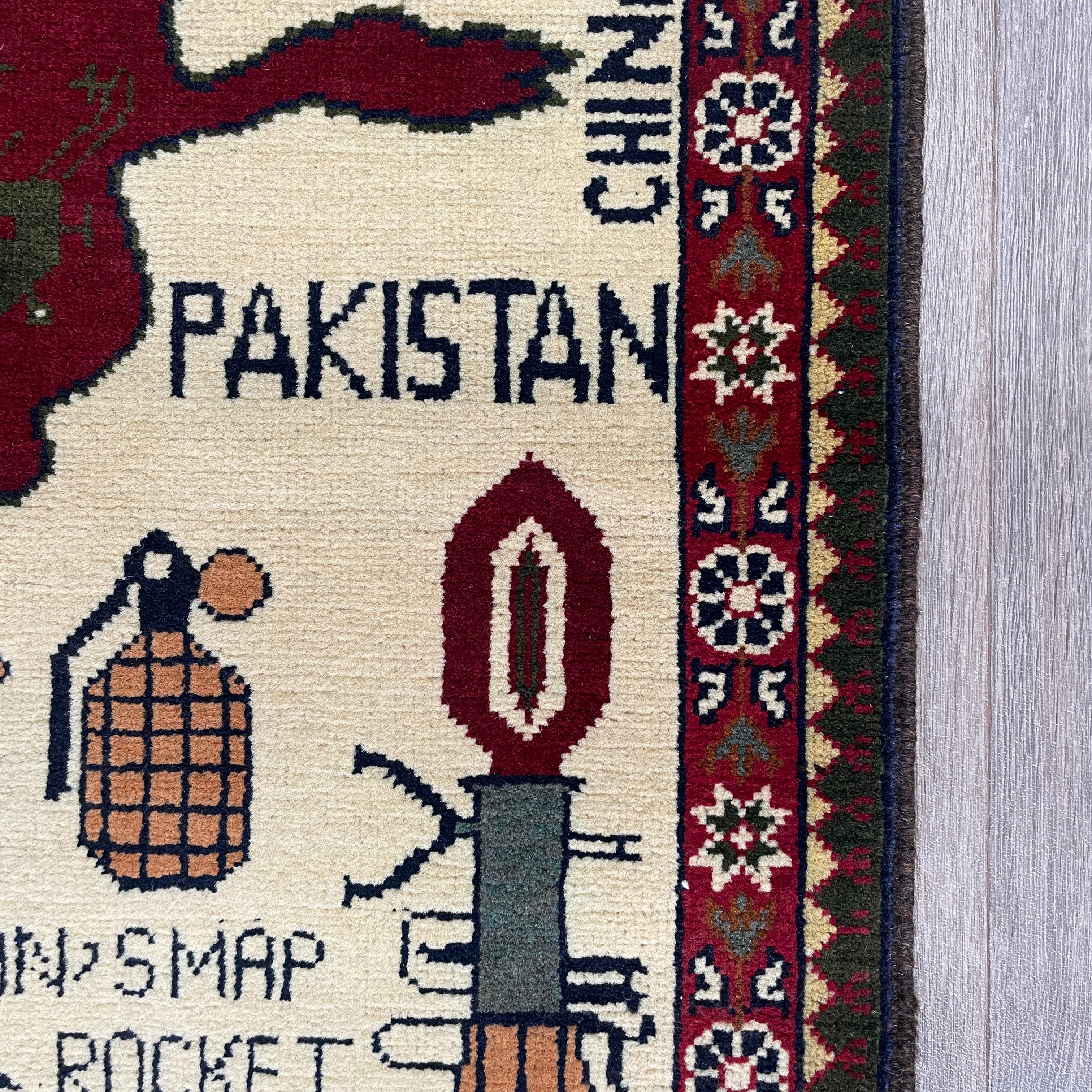 Afghan Soviet War Rug