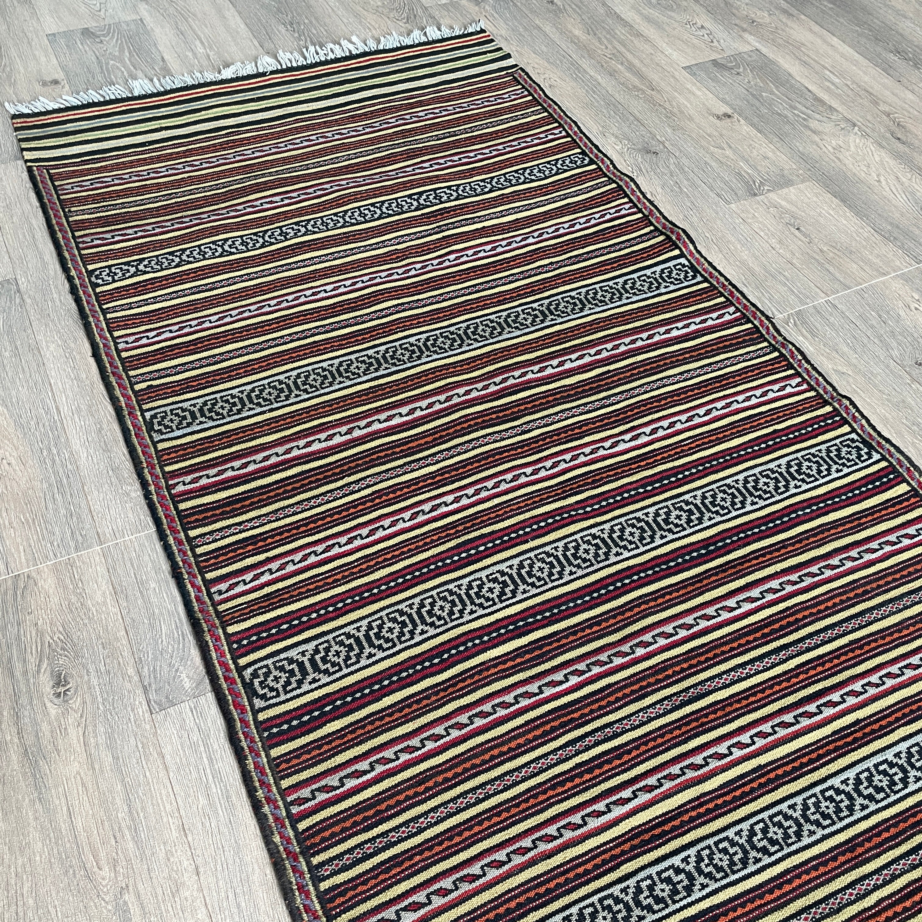 Afghan Jajim Kilim Runner
