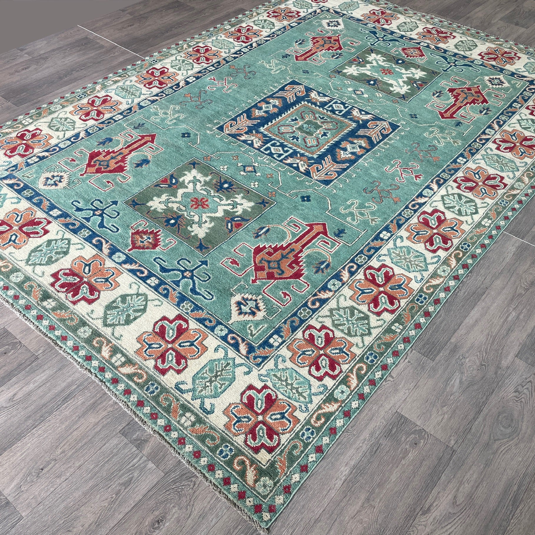 273 x 186 cm | Afghan Kazak Yakash Rug