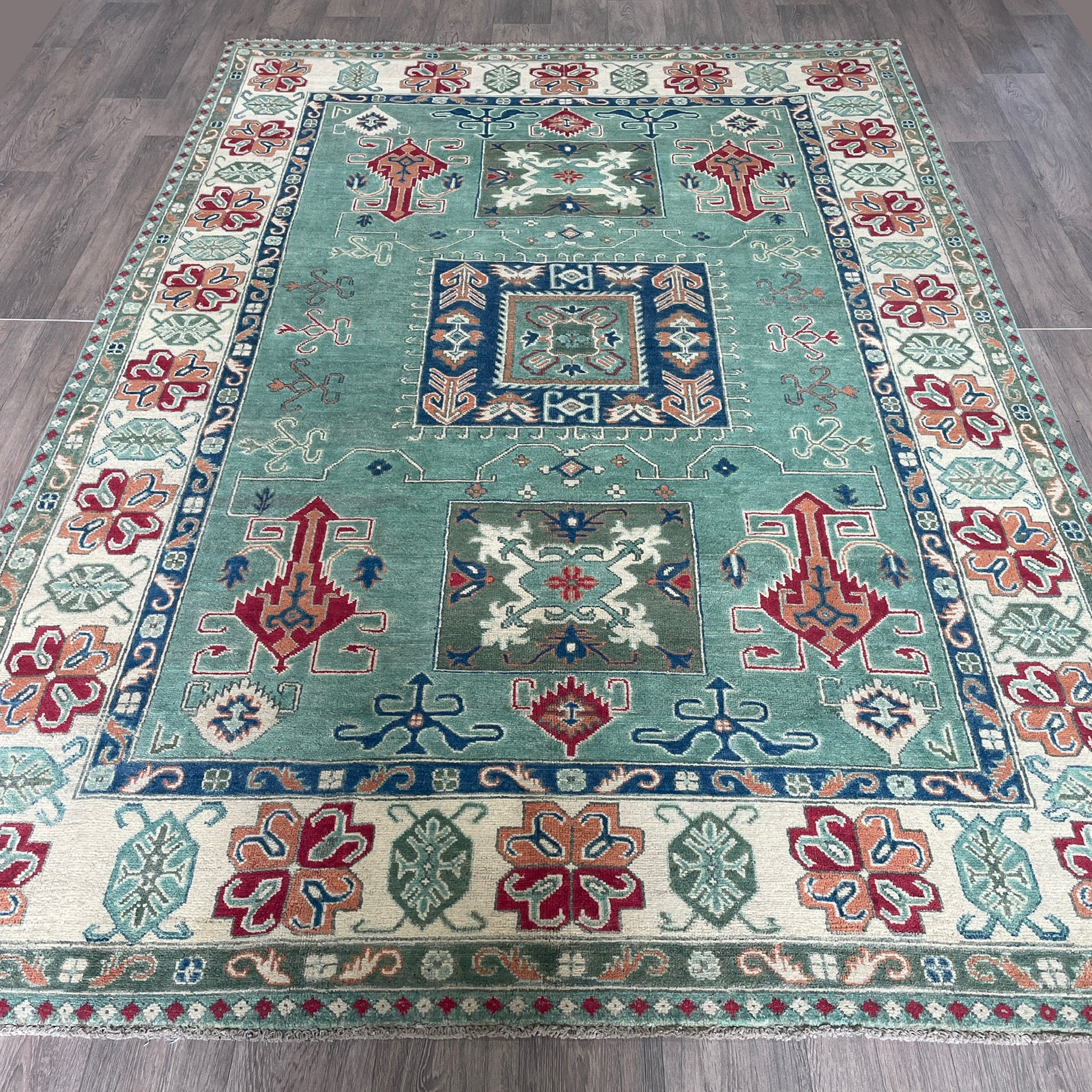 273 x 186 cm | Afghan Kazak Yakash Rug