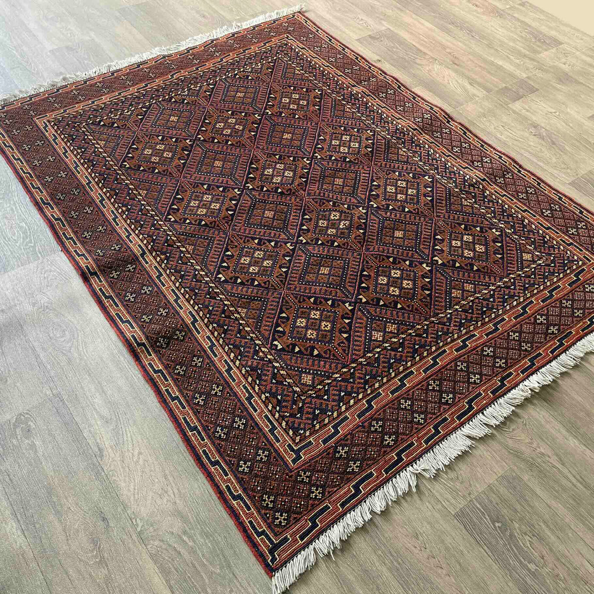 Fine Afghan Mushwani Rug (Belgian Wool)