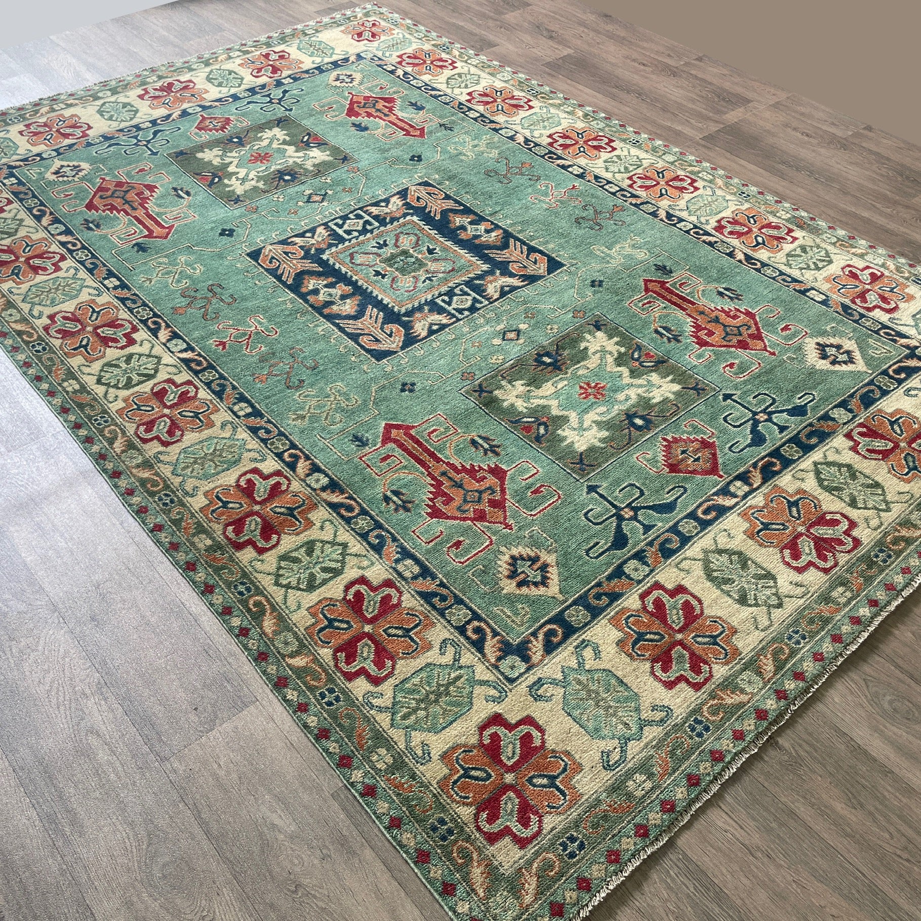 273 x 186 cm | Afghan Kazak Yakash Rug