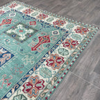 273 x 186 cm | Afghan Kazak Yakash Rug - Khorasan Rugs