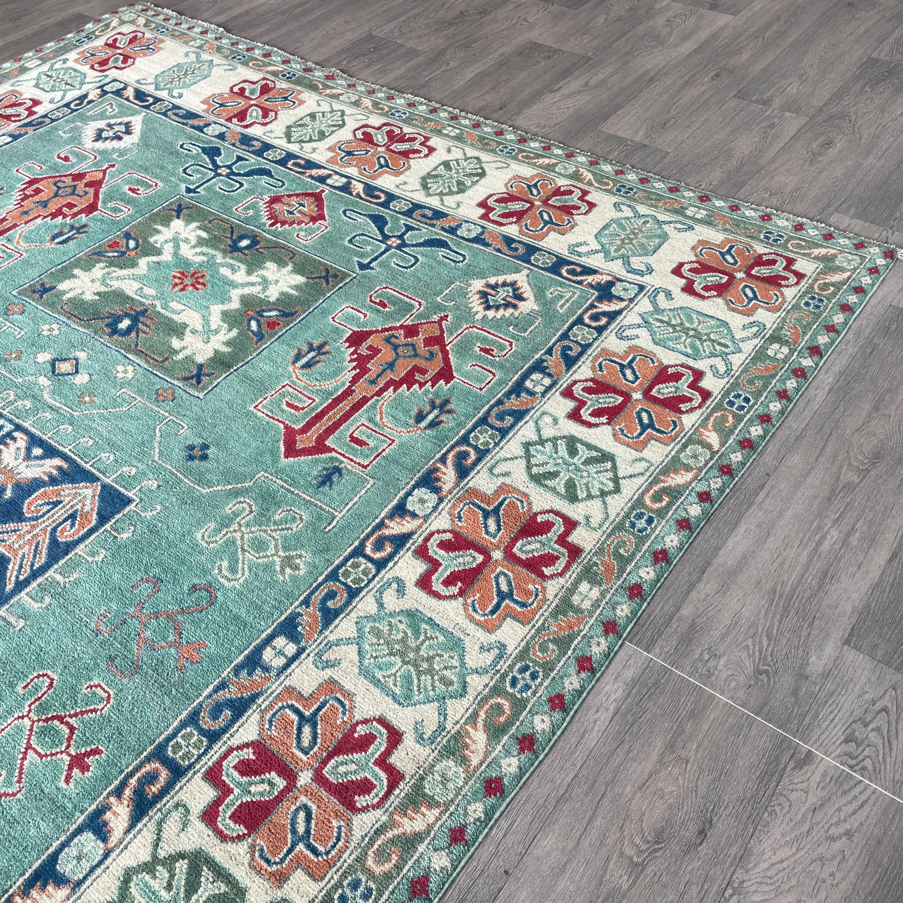 273 x 186 cm | Afghan Kazak Yakash Rug - Khorasan Rugs