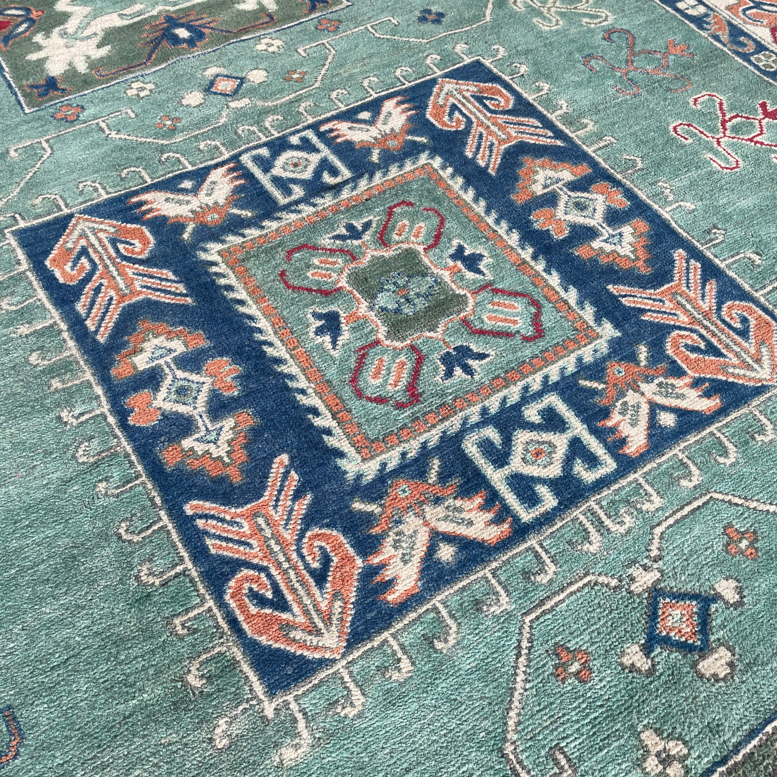 273 x 186 cm | Afghan Kazak Yakash Rug - Khorasan Rugs
