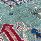 273 x 186 cm | Afghan Kazak Yakash Rug - Khorasan Rugs