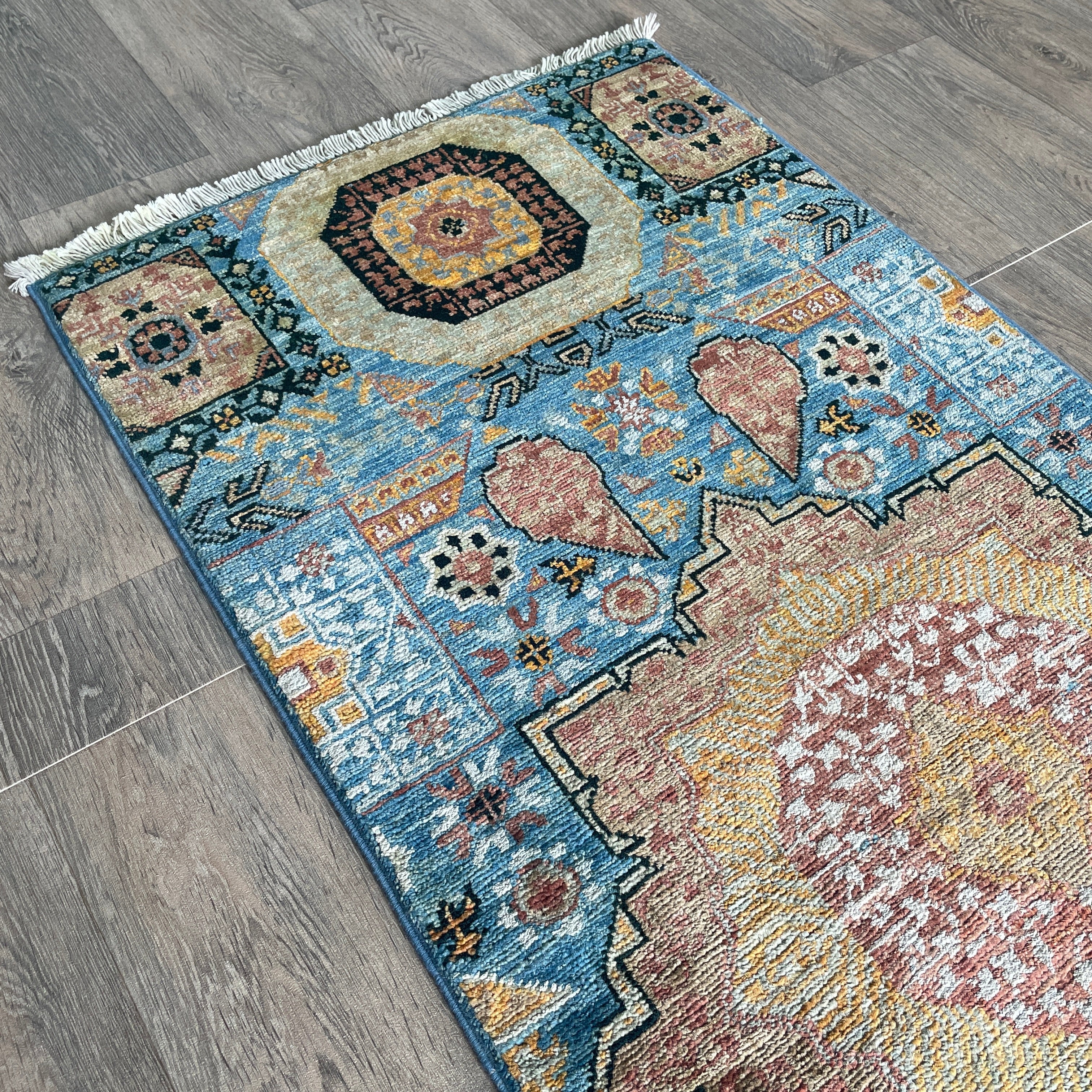 150 x 61 cm | Afghan Mamluk Runner - Khorasan Rugs