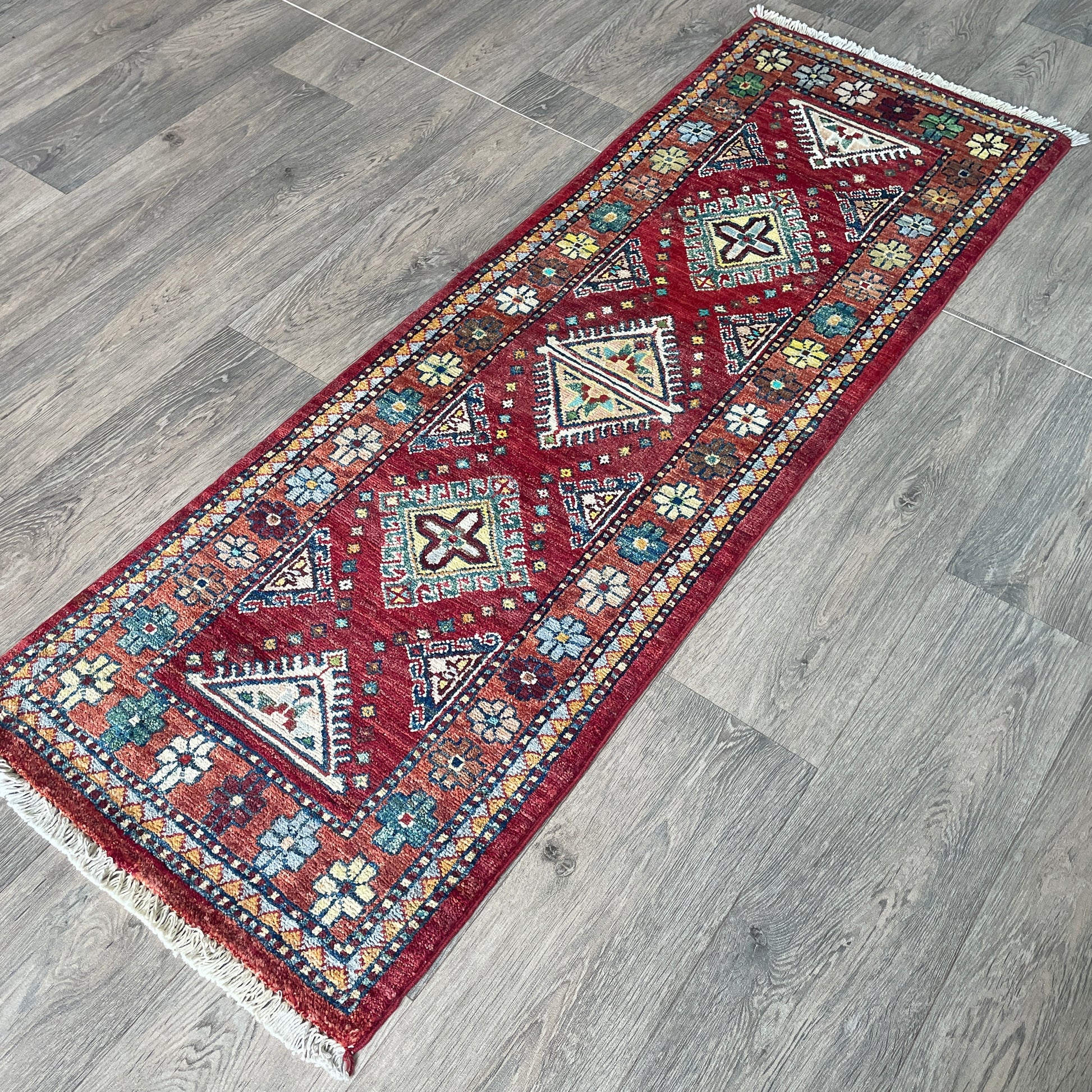 149 x 50 cm | Afghan Super Kazak Runner