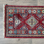 149 x 50 cm | Afghan Super Kazak Runner - Khorasan Rugs