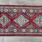 149 x 50 cm | Afghan Super Kazak Runner - Khorasan Rugs