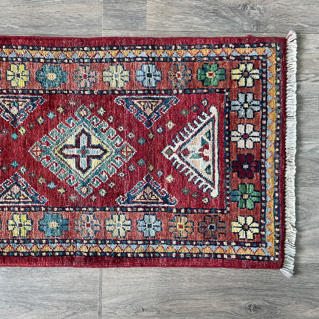 149 x 50 cm | Afghan Super Kazak Runner