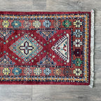 149 x 50 cm | Afghan Super Kazak Runner - Khorasan Rugs