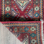 149 x 50 cm | Afghan Super Kazak Runner - Khorasan Rugs