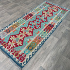 207 x 90 cm | Afghan Kilim Runner - Khorasan Rugs