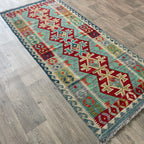 207 x 90 cm | Afghan Kilim Runner - Khorasan Rugs