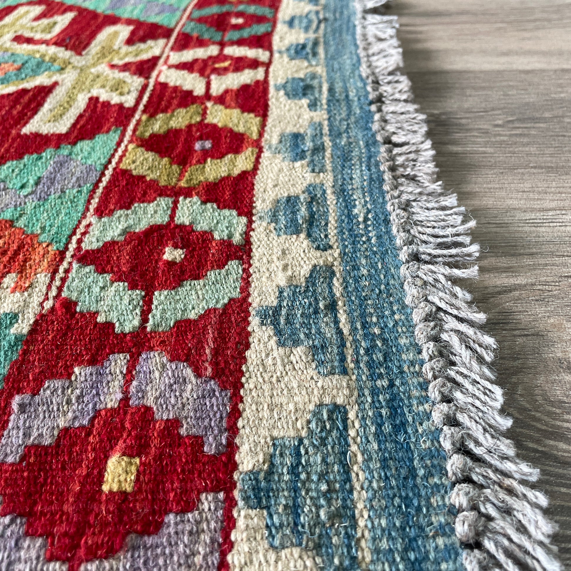 207 x 90 cm | Afghan Kilim Runner