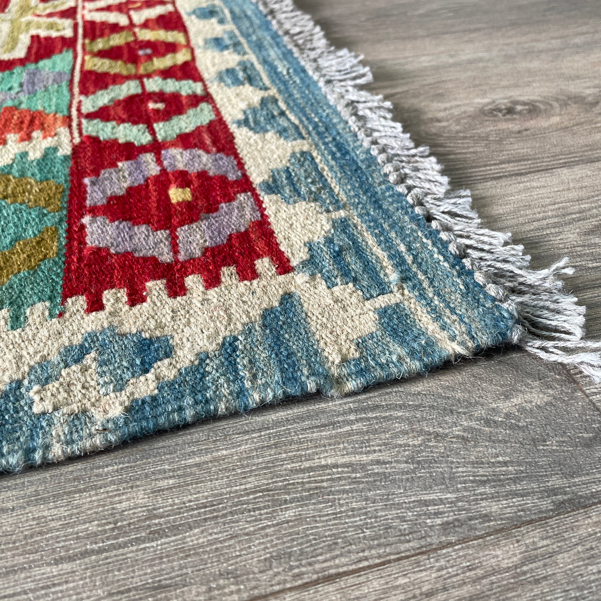 207 x 90 cm | Afghan Kilim Runner