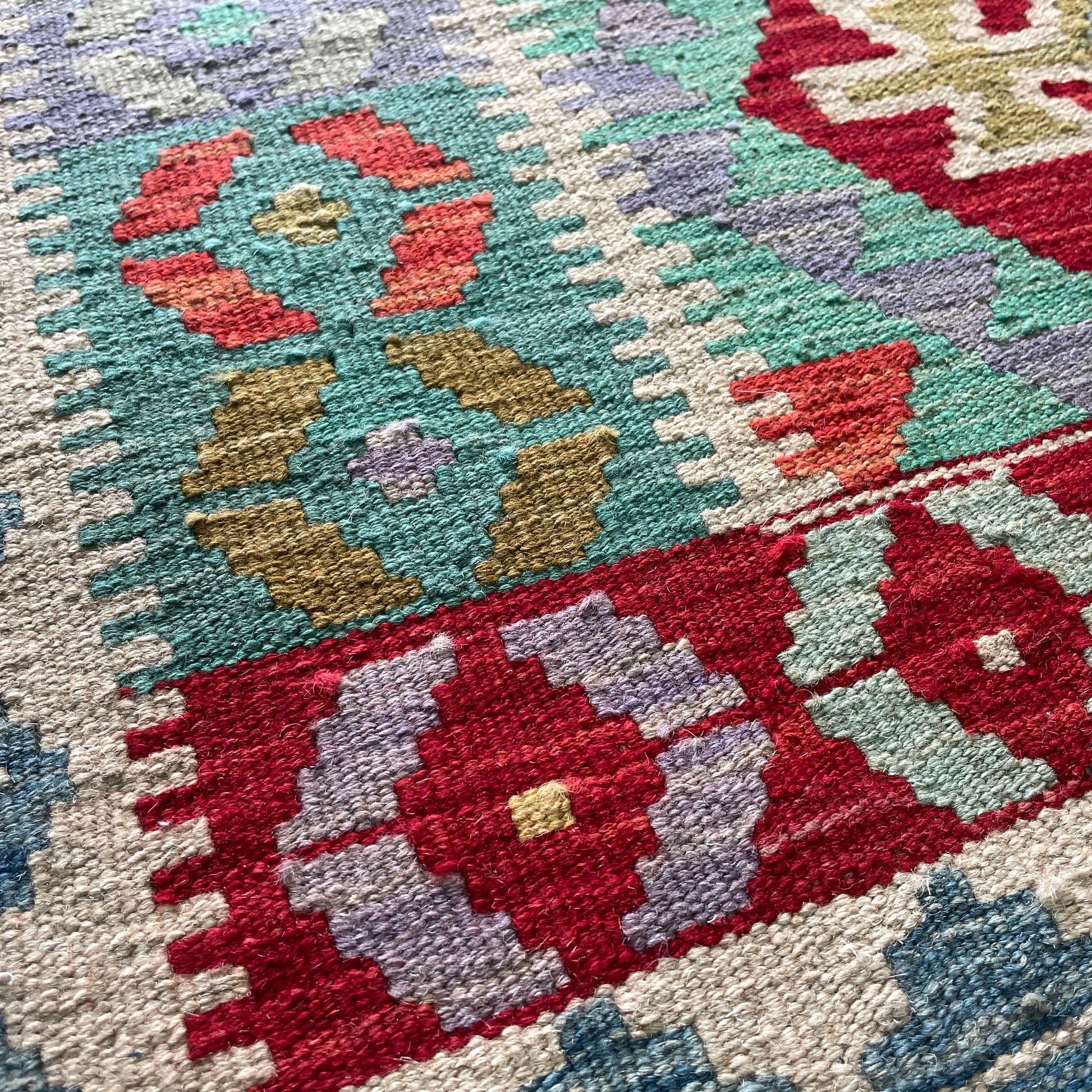 207 x 90 cm | Afghan Kilim Runner