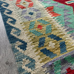 207 x 90 cm | Afghan Kilim Runner - Khorasan Rugs