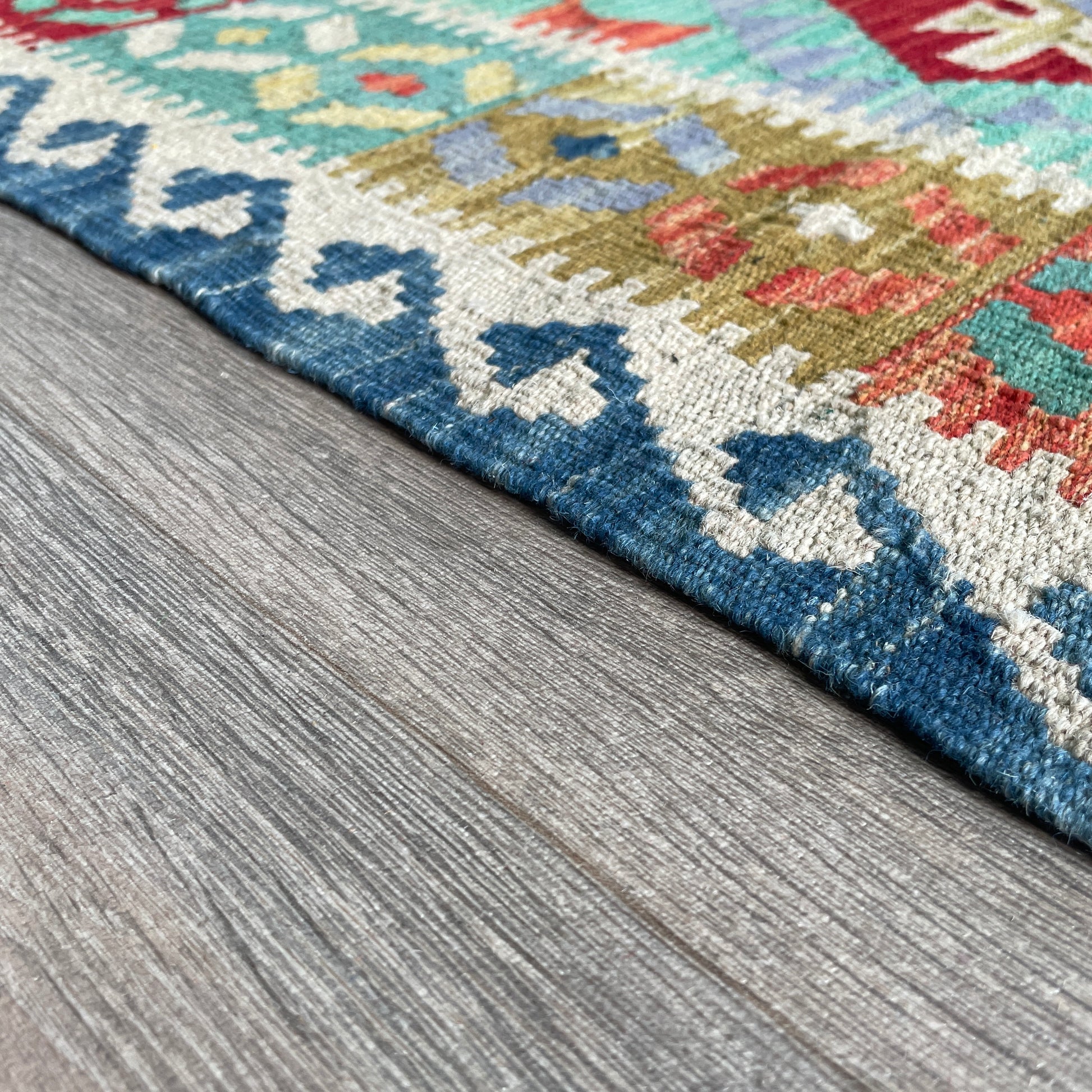 207 x 90 cm | Afghan Kilim Runner