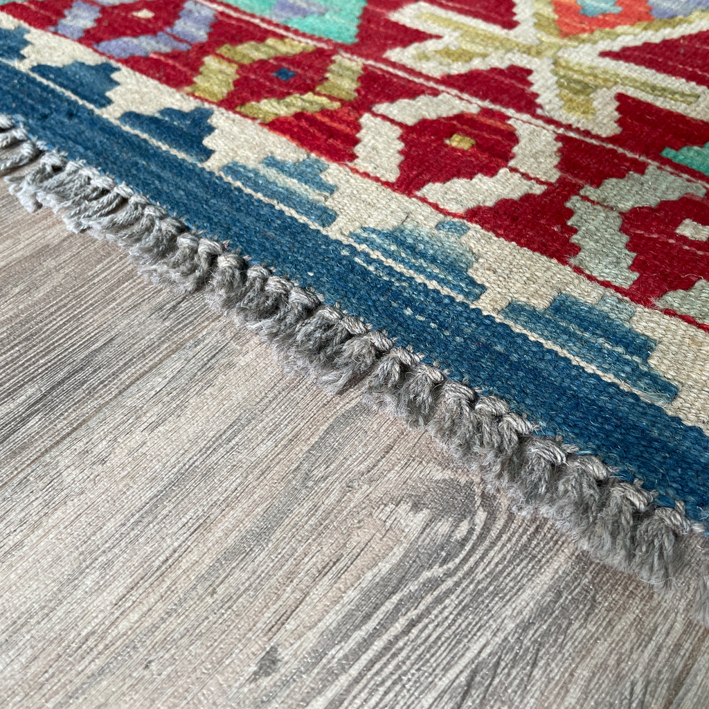207 x 90 cm | Afghan Kilim Runner