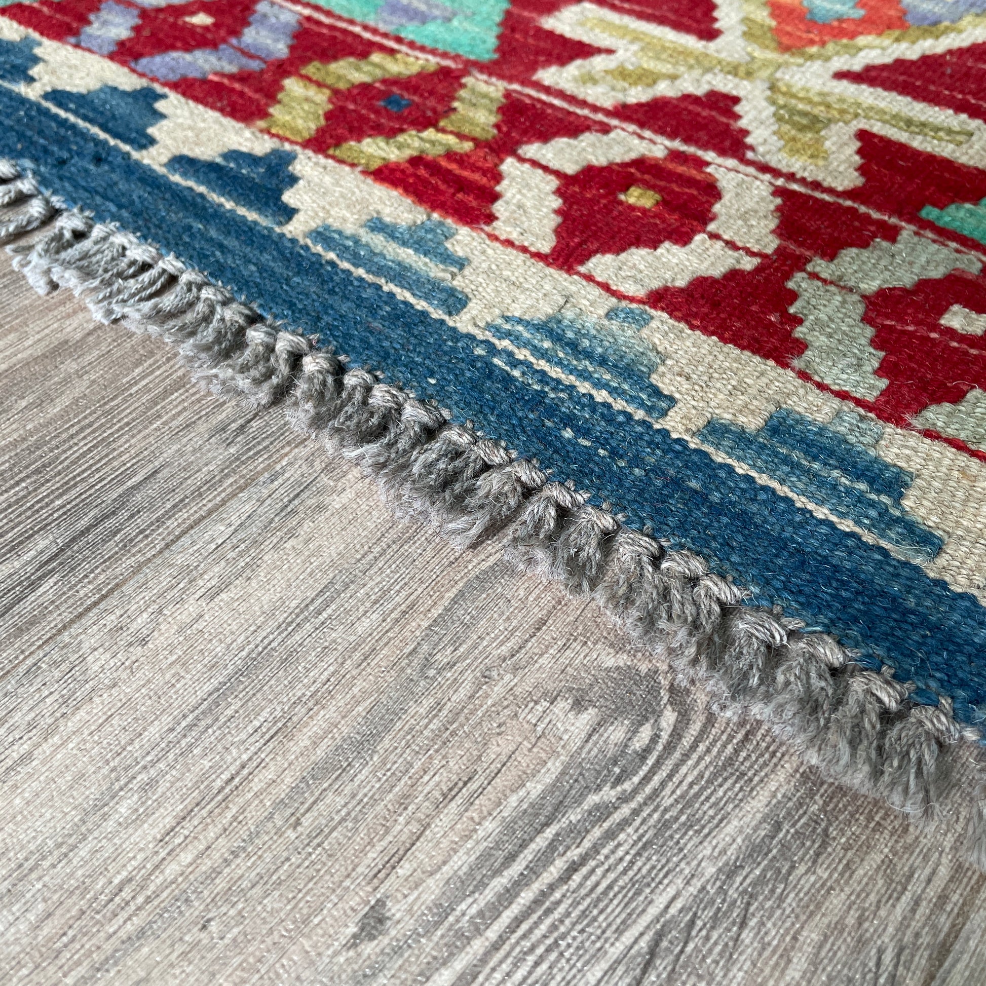 207 x 90 cm | Afghan Kilim Runner