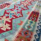 207 x 90 cm | Afghan Kilim Runner - Khorasan Rugs