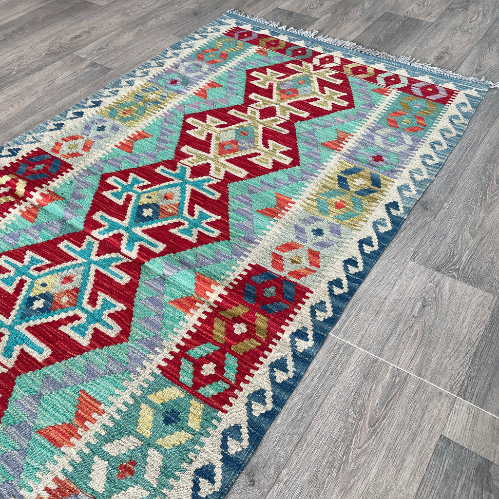 207 x 90 cm | Afghan Kilim Runner
