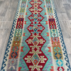 207 x 90 cm | Afghan Kilim Runner - Khorasan Rugs