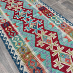 207 x 90 cm | Afghan Kilim Runner - Khorasan Rugs