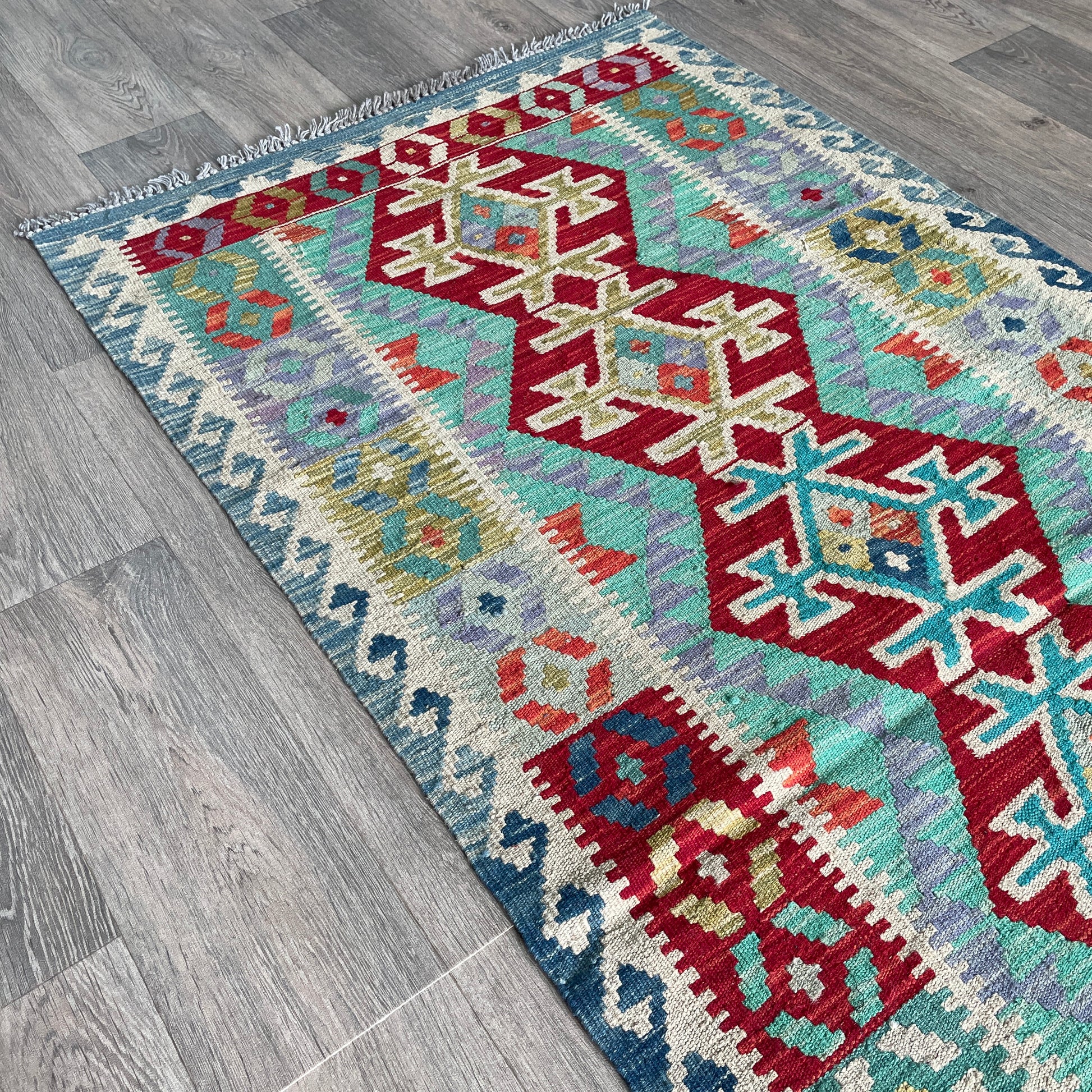 207 x 90 cm | Afghan Kilim Runner