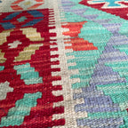 207 x 90 cm | Afghan Kilim Runner - Khorasan Rugs