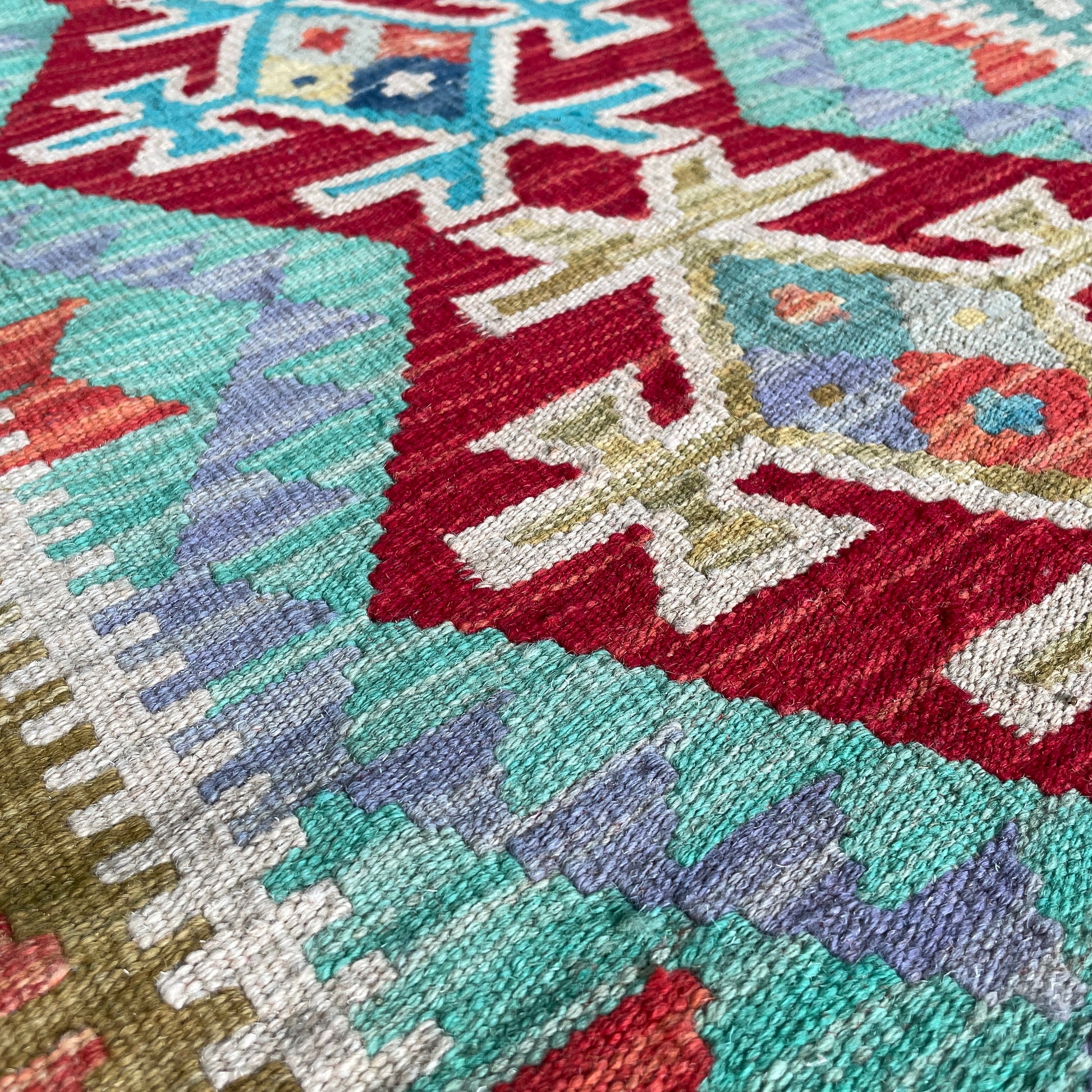 207 x 90 cm | Afghan Kilim Runner