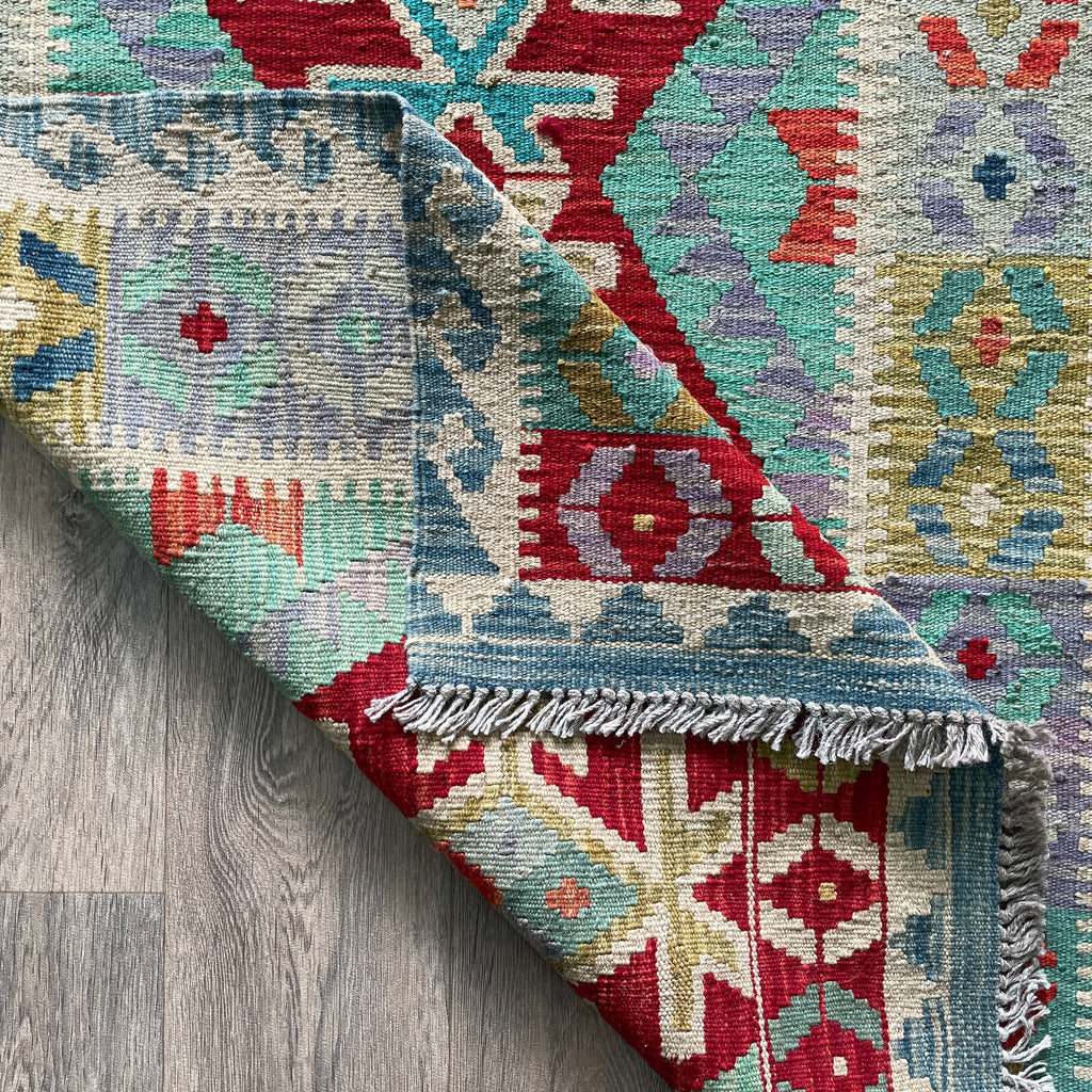 207 x 90 cm | Afghan Kilim Runner