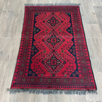 130 x 78 cm | Afghan Khal Muhammadi Rug - Khorasan Rugs