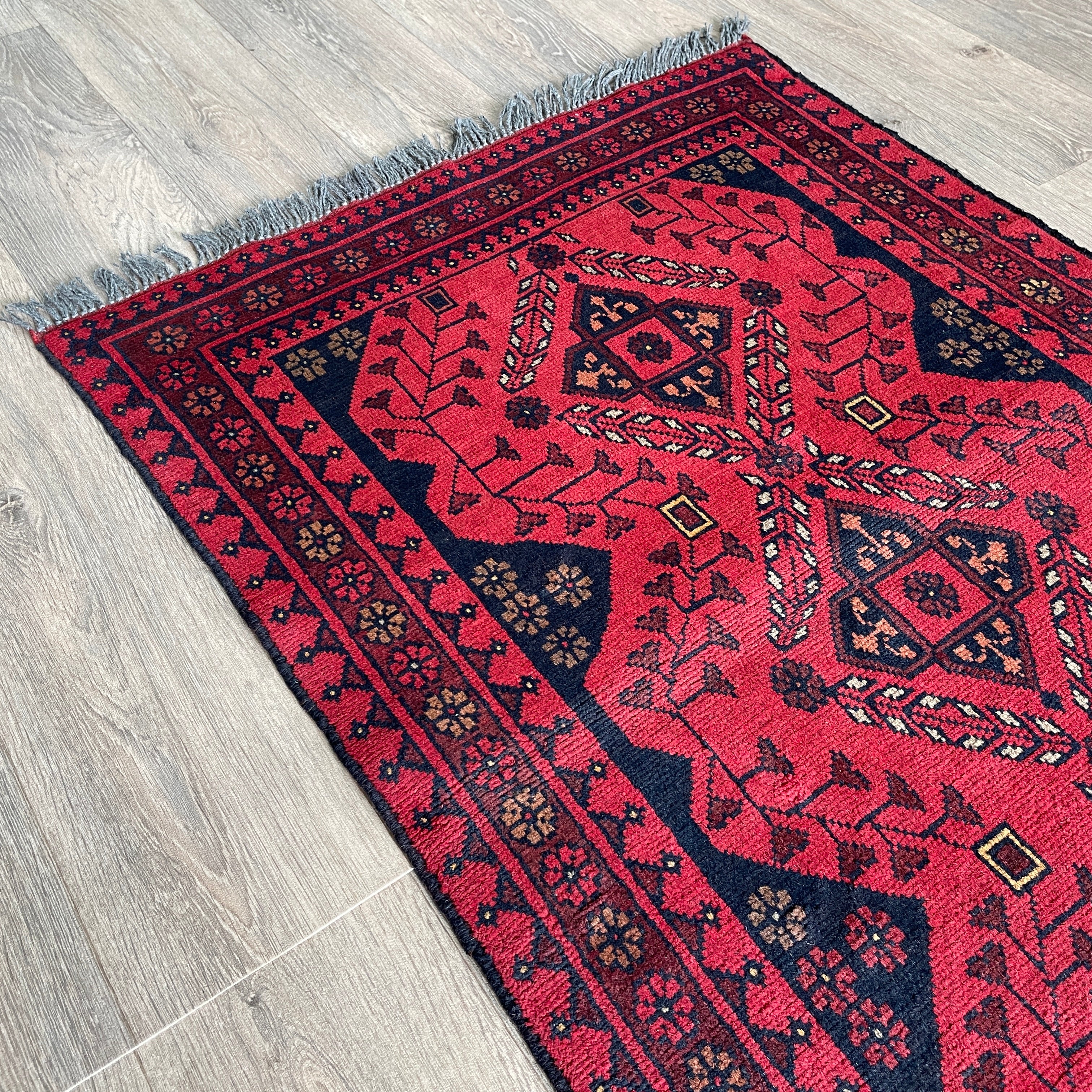 130 x 78 cm | Afghan Khal Muhammadi Rug - Khorasan Rugs