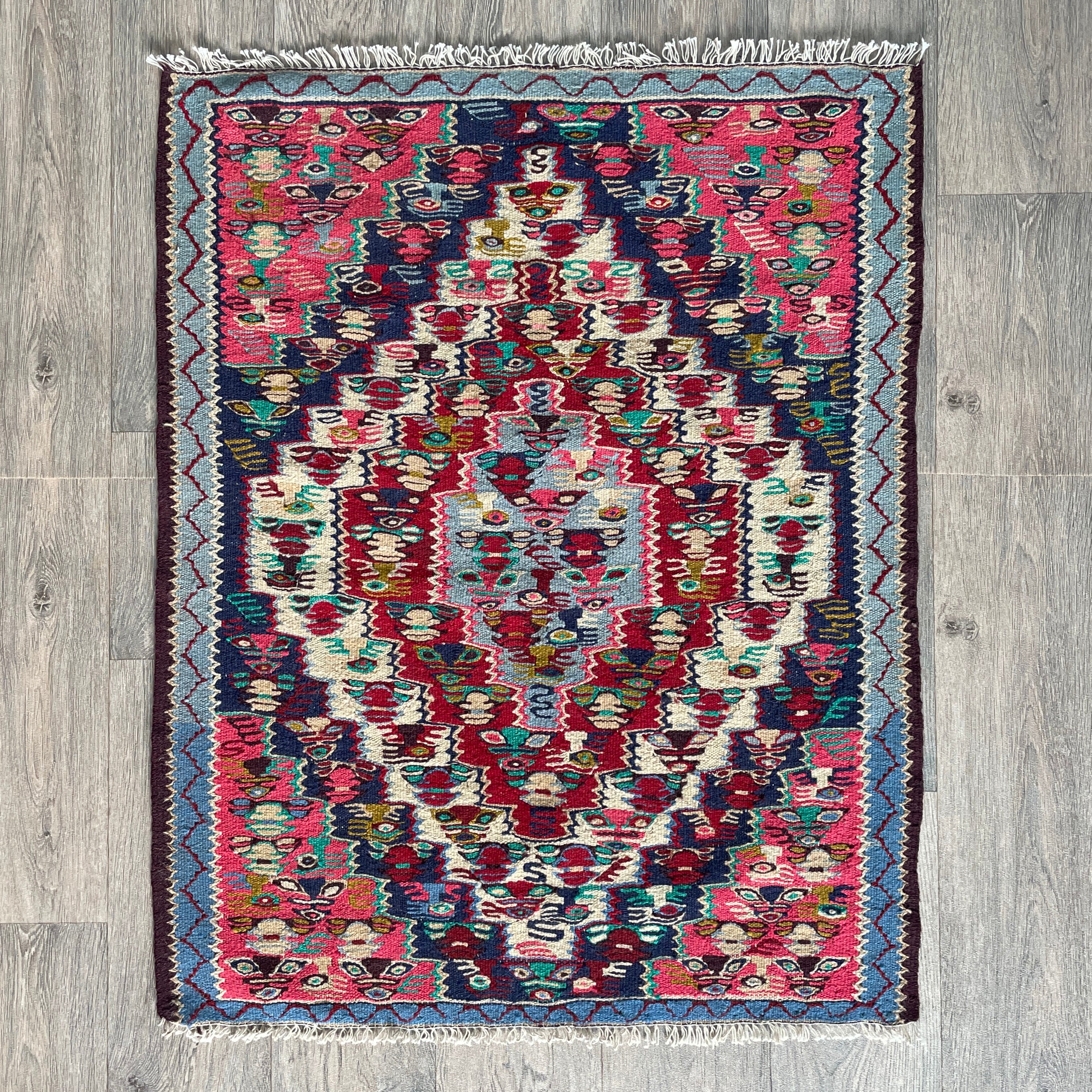 Persian Senneh Kilim Small Rug