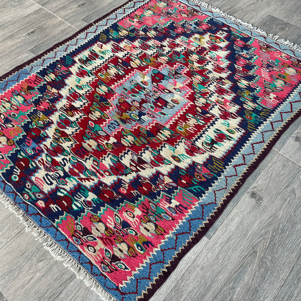 Persian Senneh Kilim Small Rug