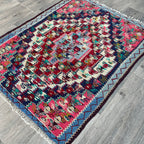 Persian Senneh Kilim Small Rug