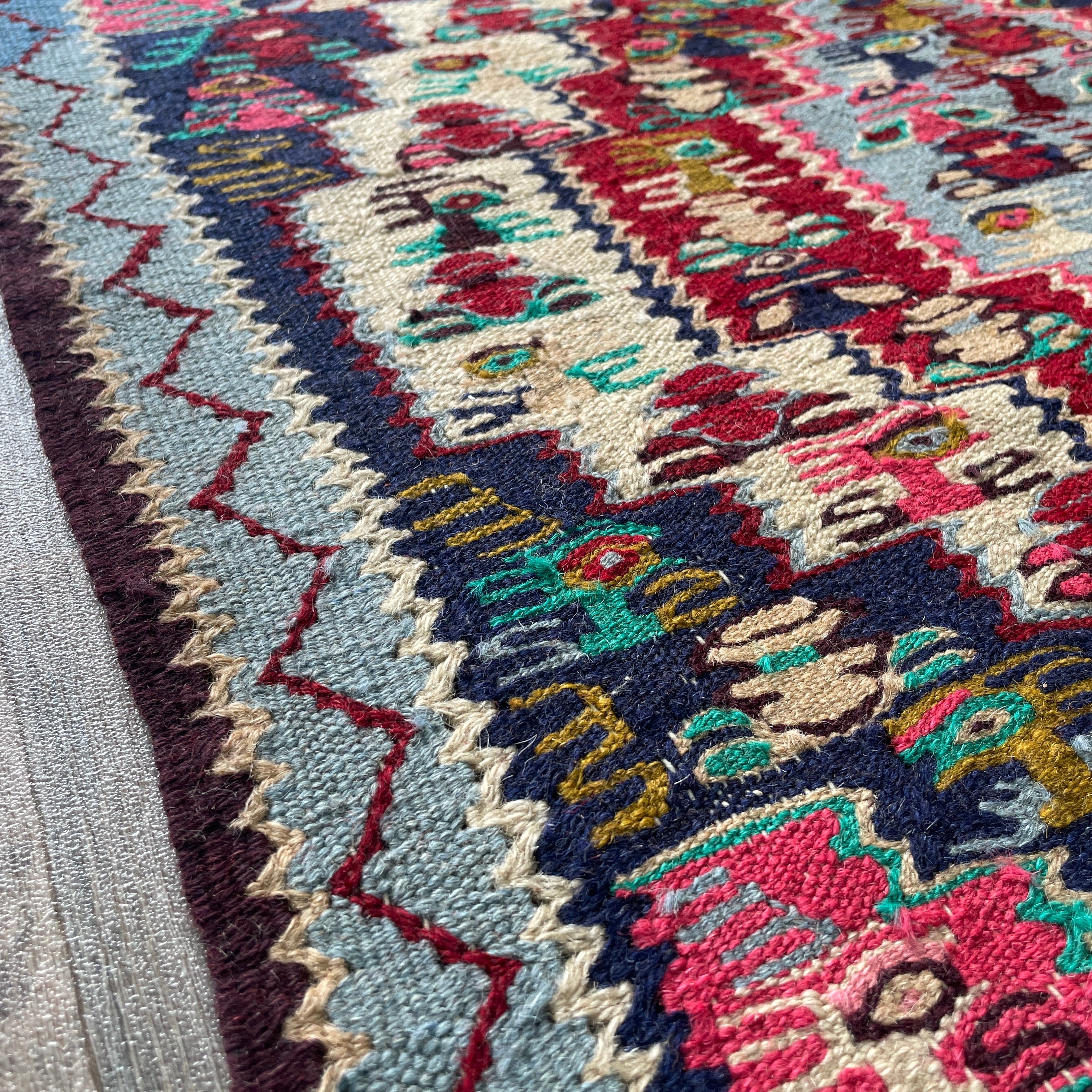 Persian Senneh Kilim Small Rug