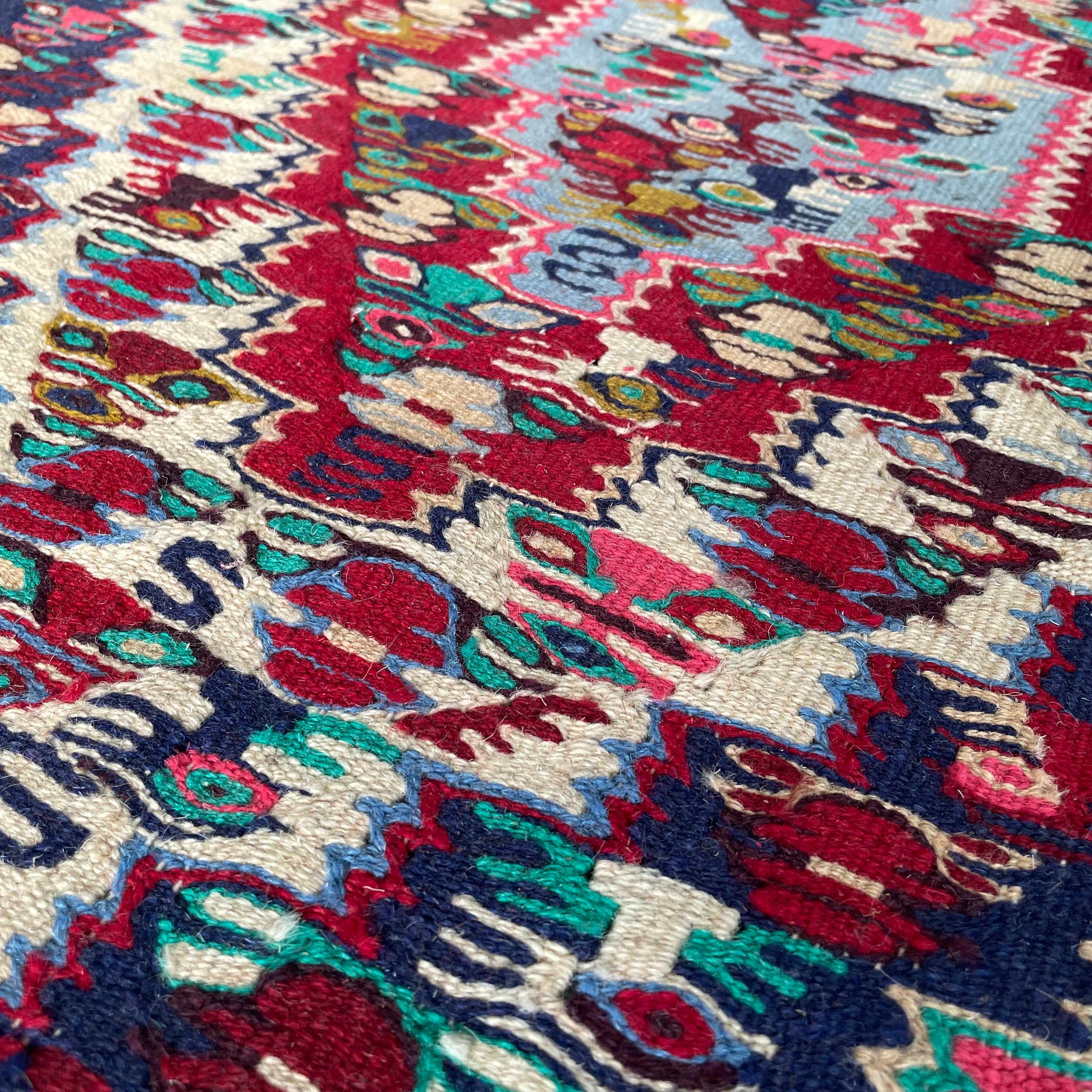 Persian Senneh Kilim Small Rug