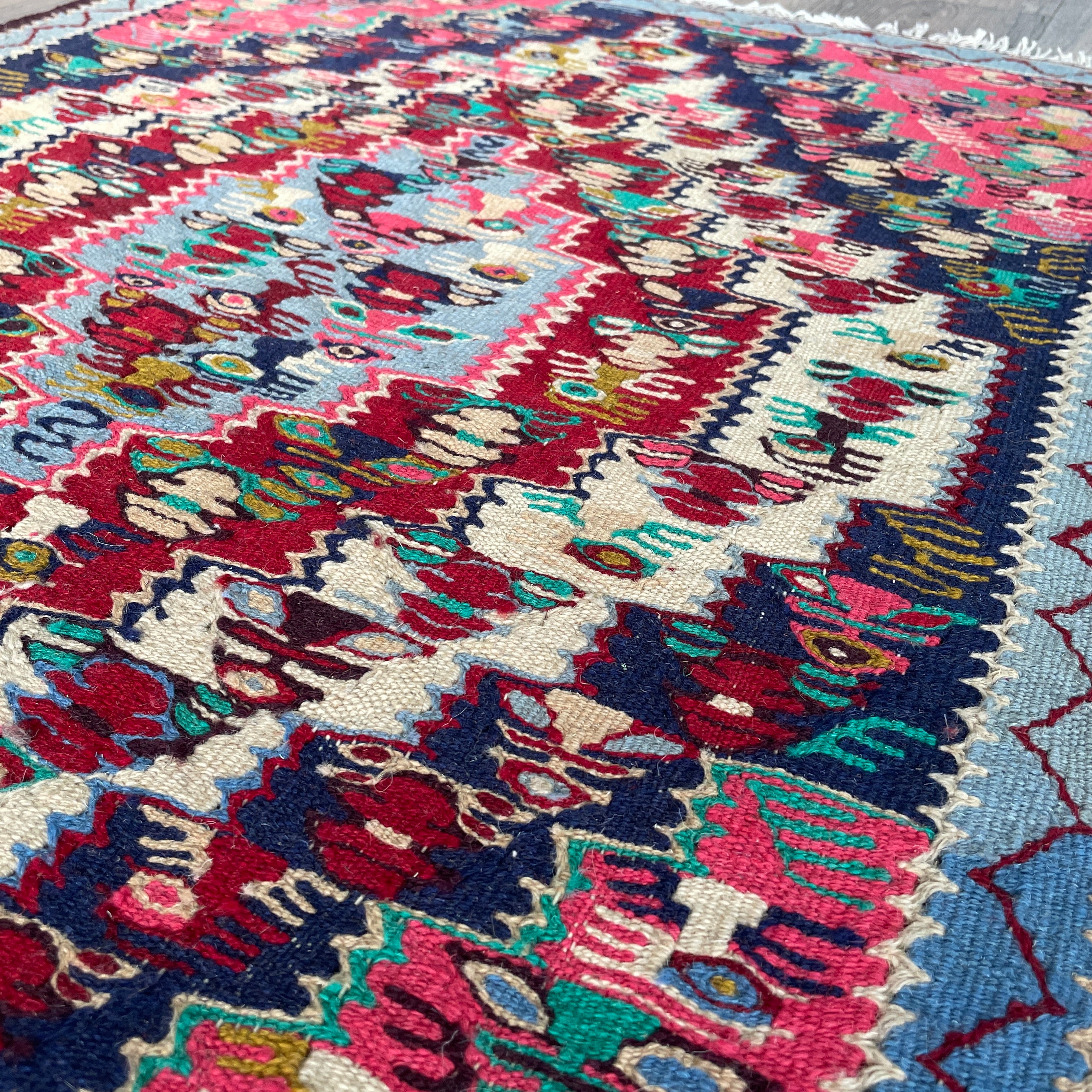 Persian Senneh Kilim Small Rug