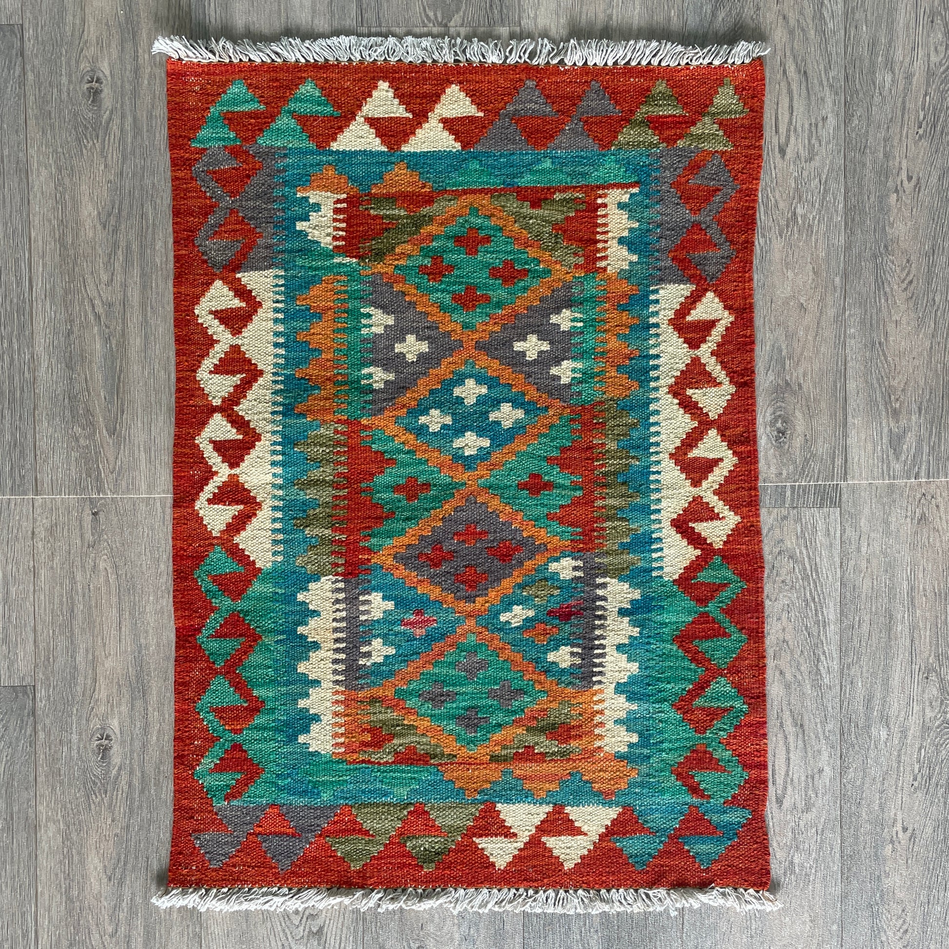 90 x 60 cm | Afghan Kilim Door Mat
