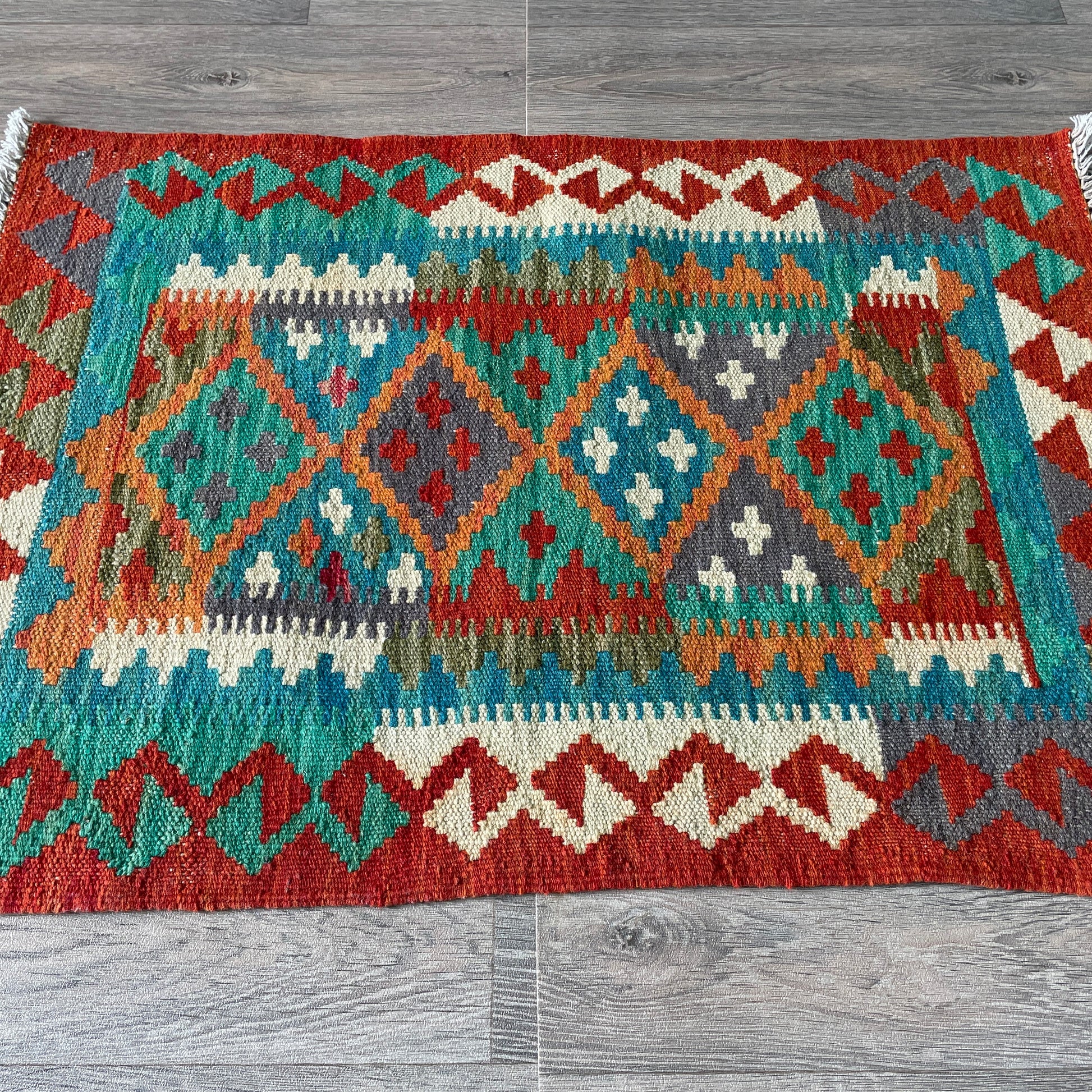 90 x 60 cm | Afghan Kilim Door Mat