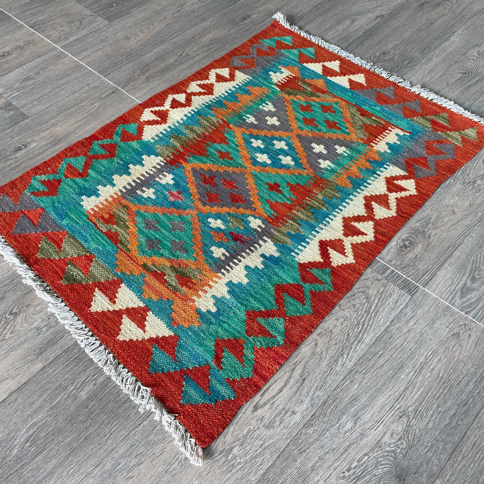 90 x 60 cm | Afghan Kilim Door Mat