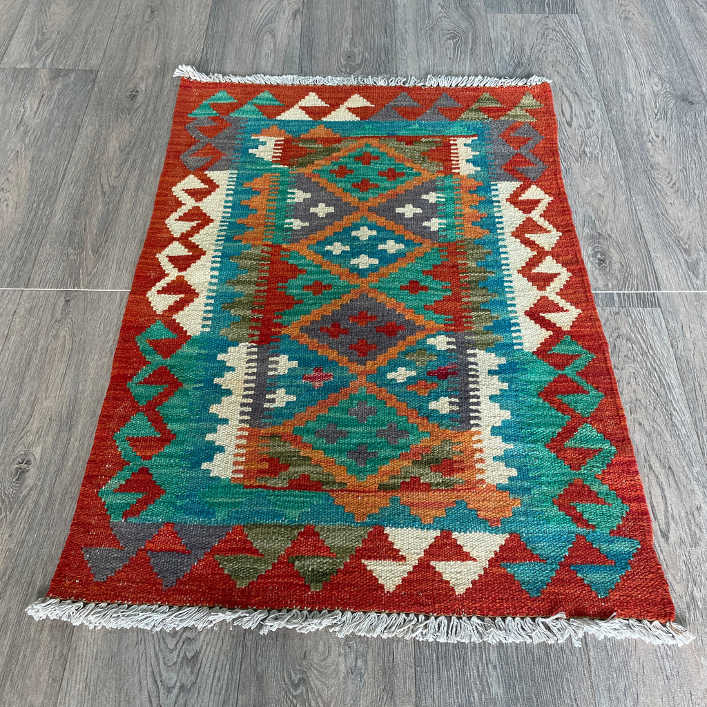 90 x 60 cm | Afghan Kilim Door Mat