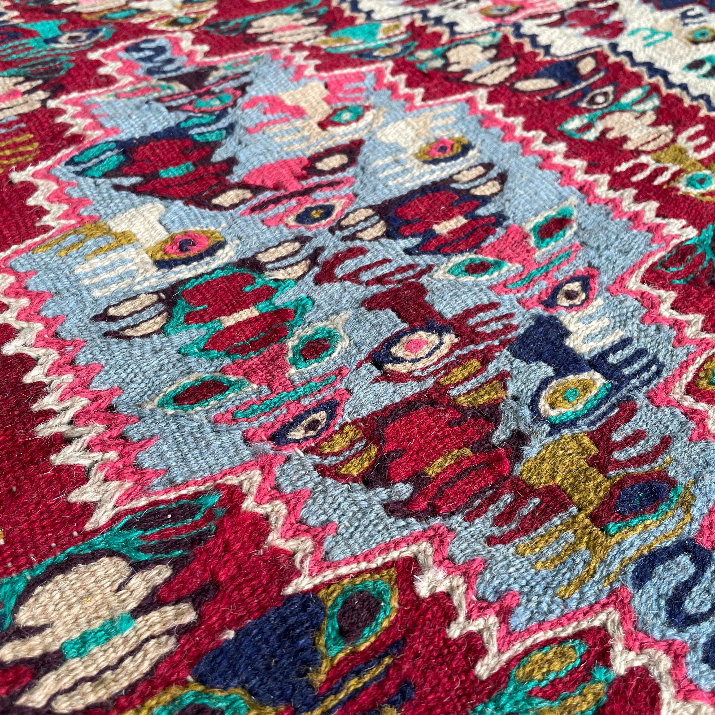 Persian Senneh Kilim Small Rug