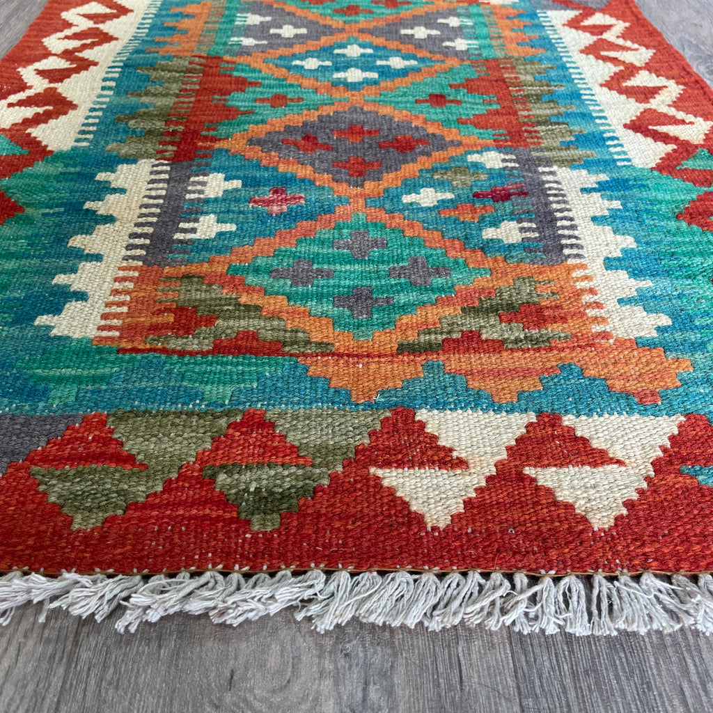 90 x 60 cm | Afghan Kilim Door Mat